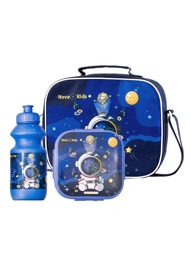 Nova kids - Lunch Box, Water Bottle And Lunch Bag - Space Blue - Image 1