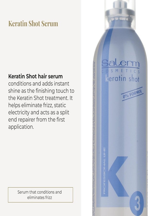SALERM - Hair Serum - Keratin Shot Finish Serum - 100 ml - Final Touch for Keratin Shot - Conditioning and Shine - Anti-Frizz - Repairs Split Ends - Eliminates Static - Image 2