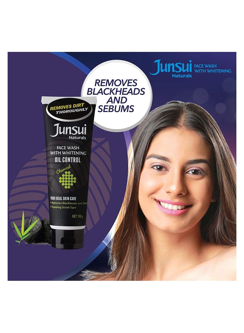 جونسوي تبييض زيت التحكم الفحم غسل الوجه 100g - Image 1