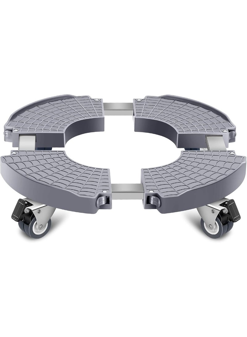 NANAO Plant Caddy with Wheels, Adjustable 15-21 inch, Heavy Duty, Rolling Plant Stand, Outdoor Use - Image 1