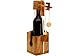 BSIRI Bottle Puzzle Challenging 3D Wooden Bottle Holder and Bottle Lock Puzzle Games for Adults Functional Bottle Storage Ideal Bottle Lover Gifts Fun Gifts Game Night and Rustic Room Decor - Image 3