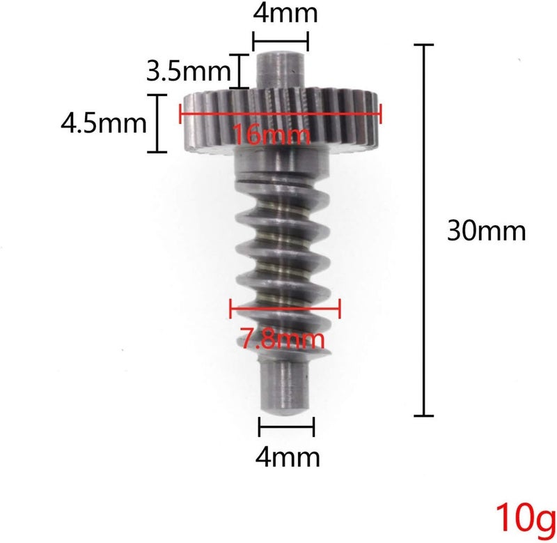 Wivplex 10pcs Electric Folding Motor Gear for Cars - Image 2