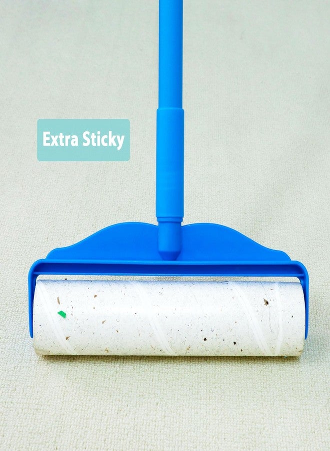 MINGRACE 9.45 inch Lint Roller Refills for Floor Lint Roller Replacement 9.4 inch to 9.5 inch Wide Large Floor and Carpet Lint Remover Refills, Pack of 3 Rolls Extra Sticky 180 Sheets Total - Image 3