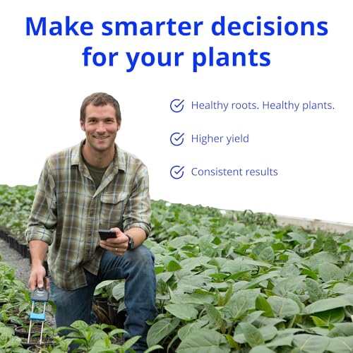 Bluelab Pulse Meter - Handheld Digital Soil Meter Measures Nutrients (TDS), Moisture & Temperature directly from the Root Zone - Grow Healthier Plants with Fast, Accurate Measurements - Image 5
