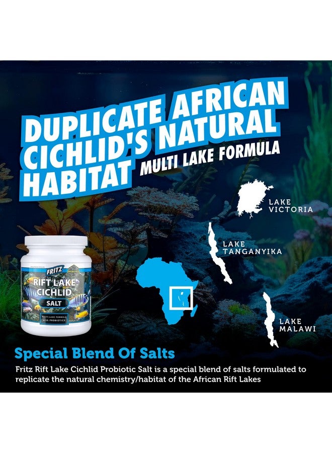 Fritz Aquatics Rift Lake Cichlid Salt MultiLake Formula With Probiotics (3Pound) - Image 3