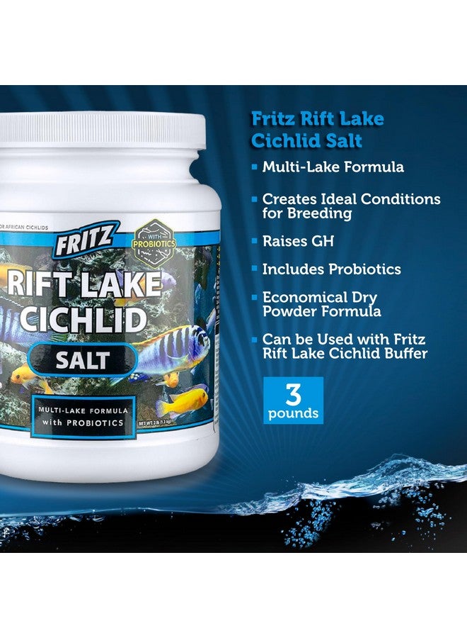 Fritz Aquatics Rift Lake Cichlid Salt MultiLake Formula With Probiotics (3Pound) - Image 2