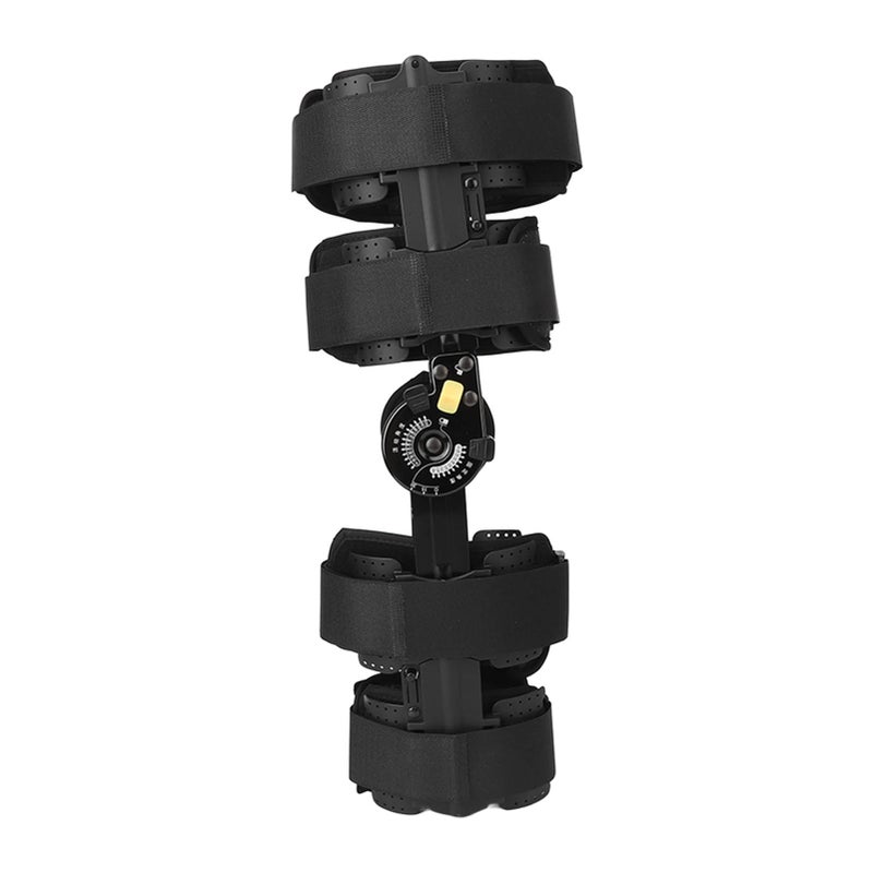 Hinged Knee Brace Angle Adjustable with Side Leg Stabilizer Post Op Leg Knee Support for ACL MCL PCL Injury - Image 4