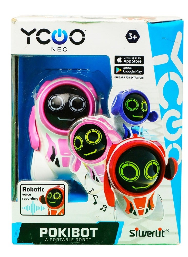 Silverlit Silverlit - Pokibot Robot Pink with Control through Smart Phone - 88042  - Image 1