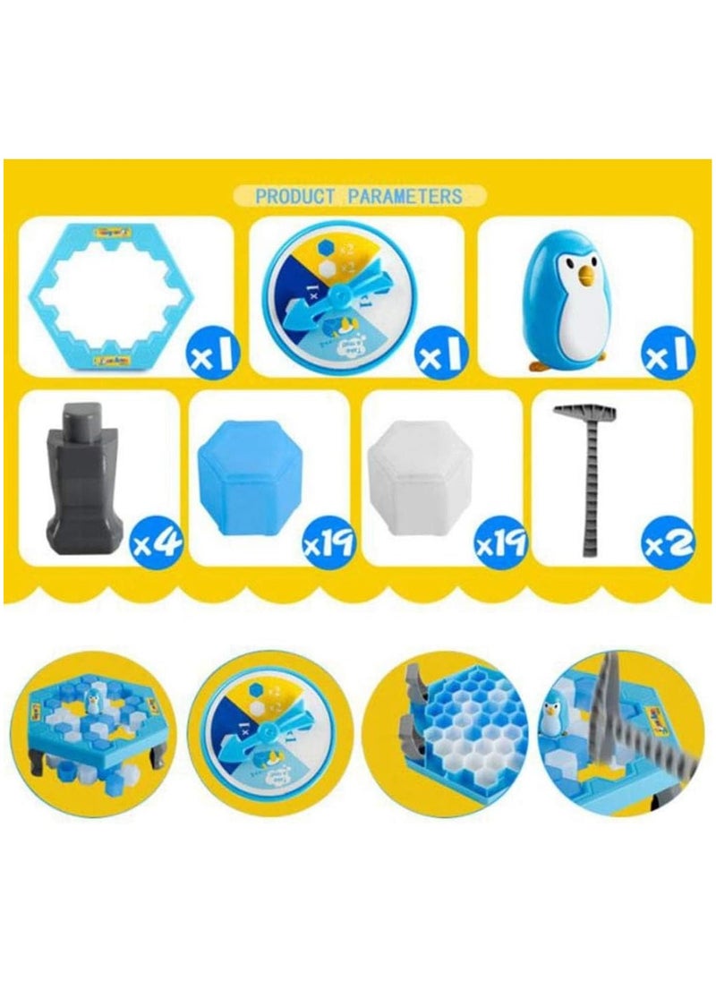 Generic - Penguin Break Ice Board Game for Kids: Ice Breaker Game, Penguin Trap Puzzle, Children's Gifts, Icebreaking Toy, Family Board Game, Interactive Game, Knock Ice Block, Early Education, Penguin Trap - Image 1