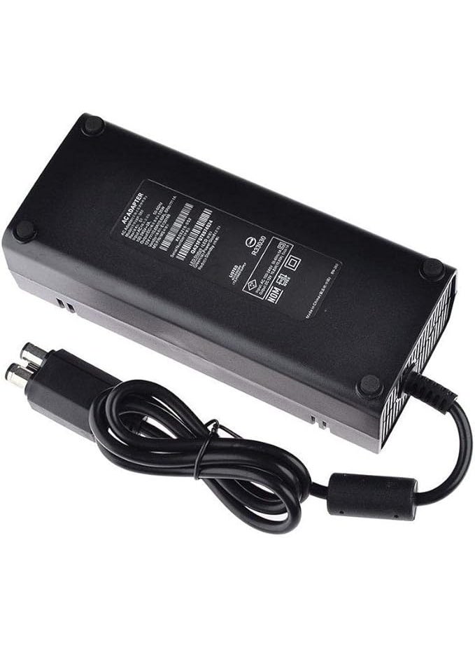 First Moon Power Supply Adapter for Gaming Console High Performance AC Power Brick Charger Replacement Power Supply Unit with Cable for Console Stable Output Power Adapter for Gaming Systems - Image 2