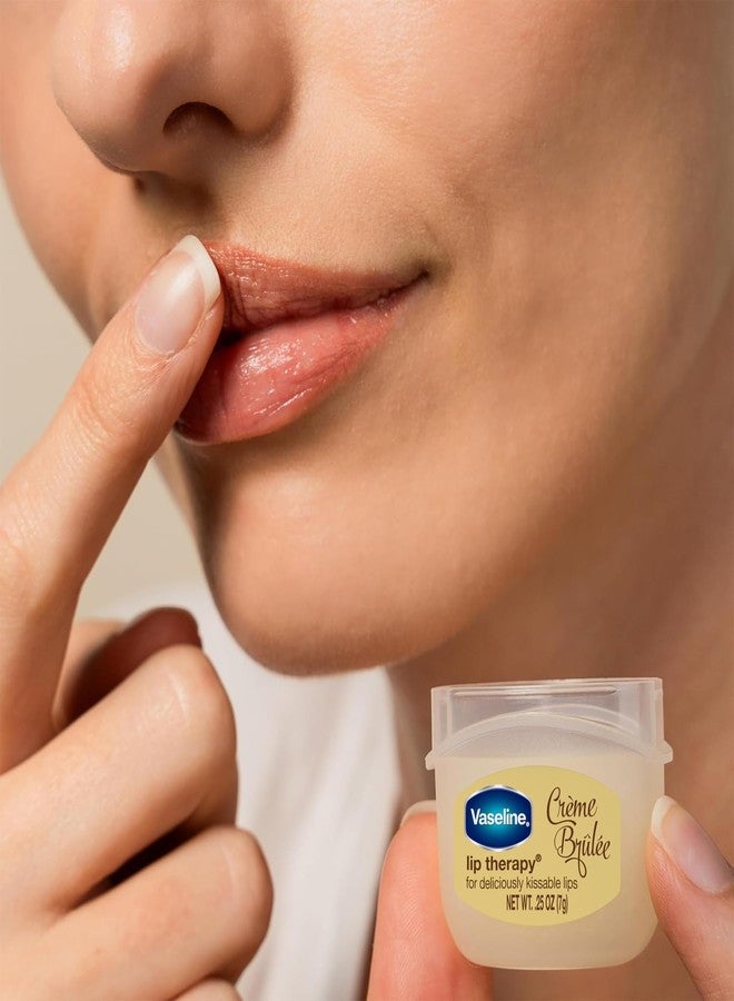 Vaseline فازلين لعلاج الشفاه كريمة بروليه ميني 12-عبوة - بلسم شفاه مرطب لشفاه ناعمة وسلسة، 0.25 أونصة لكل واحدة - Image 5