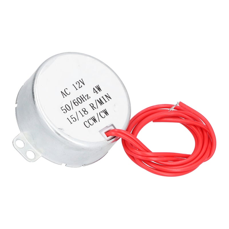 2Pcs Synchronous Motor Synchron 15/18R/MIN CW CCW Rotation Accessory Set Kit 4W AC12V 50TYC - Image 2
