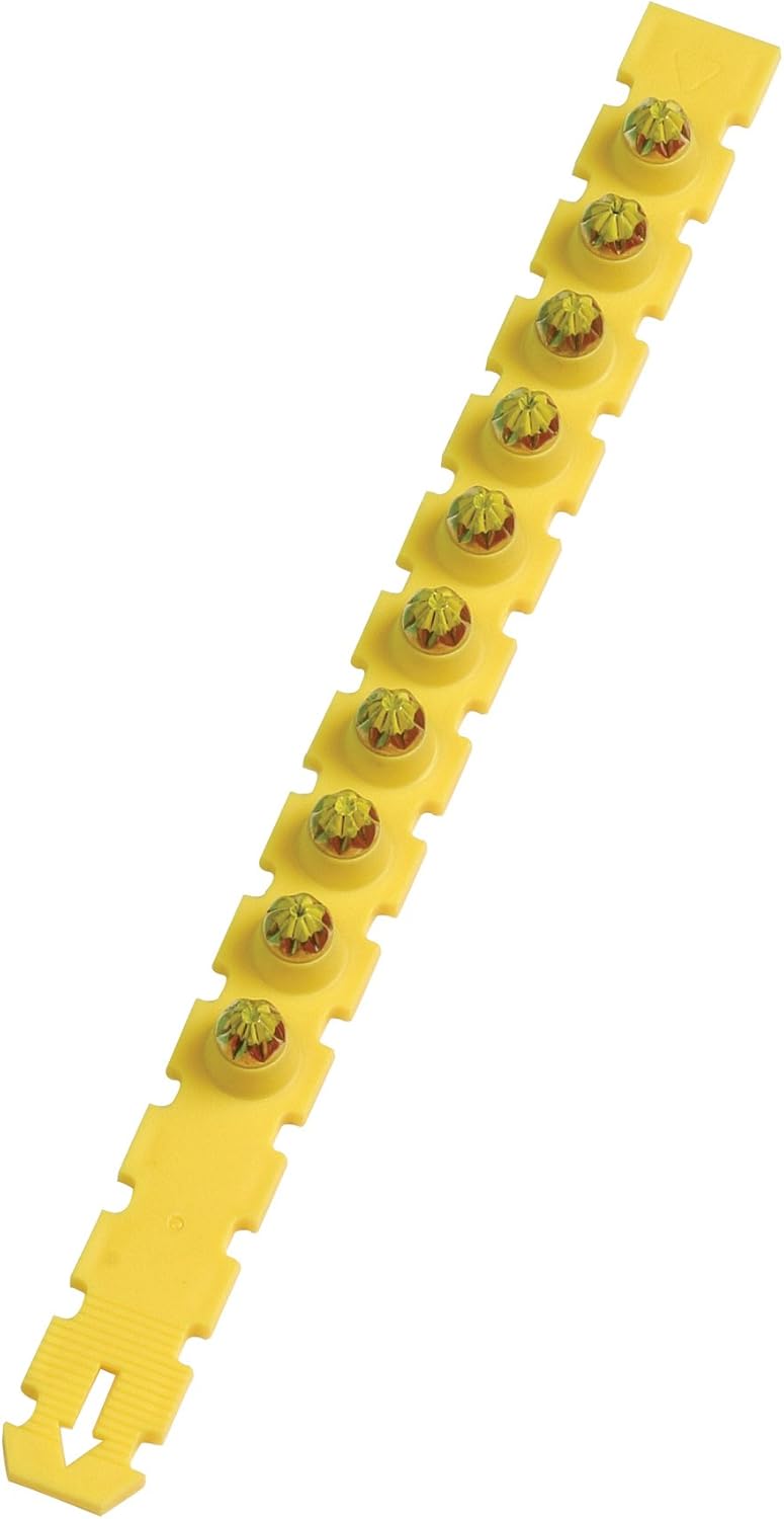 BRANDS 00667 .27 Caliber Strip Fastener Load, Yellow, 100-Pack