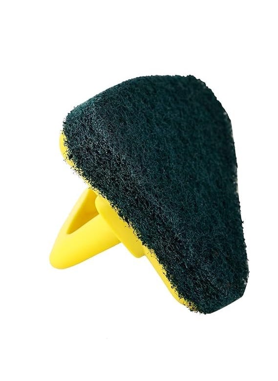 AKSHAR MART AKSHAR MART HandHeld Pool Scrub Brush Surface Cleaning Scrubber Kitchen Bathroom Tub Shower Tile Floor Cleaning Brush with Sponge Scrub Pad and Handle  - Image 2
