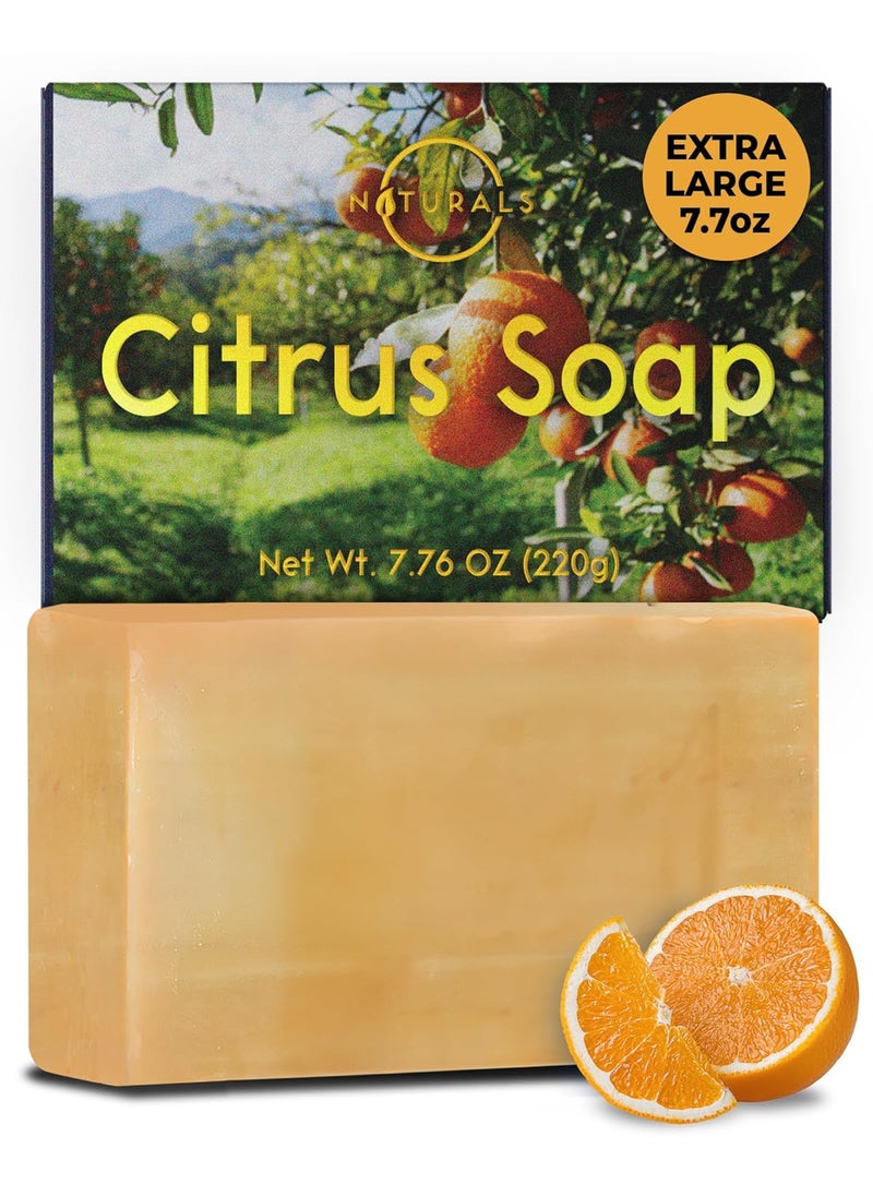 O Naturals - O Naturals Citrus Mens Soap Bar  Exfoliating All Natural Unisex 776 oz - Image 1