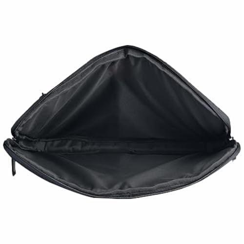 Falconstar Laptop Sleeve Case with Handle | 15.6-Inch Laptop Bag for Men & Women | Padded Protection | Water-Resistant Nylon | Zipper Closure | Black - Image 4