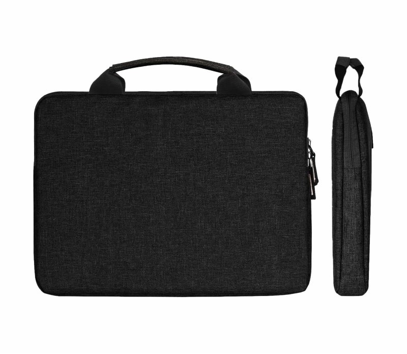 Falconstar Laptop Sleeve Case with Handle | 15.6-Inch Laptop Bag for Men & Women | Padded Protection | Water-Resistant Nylon | Zipper Closure | Black - Image 5