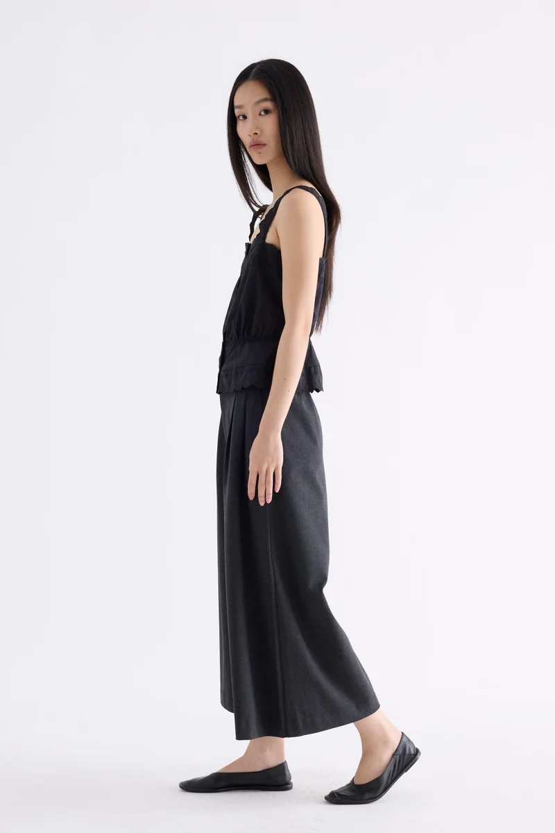 ذا اديتورز ماركت Elle Lace Button-Down Top