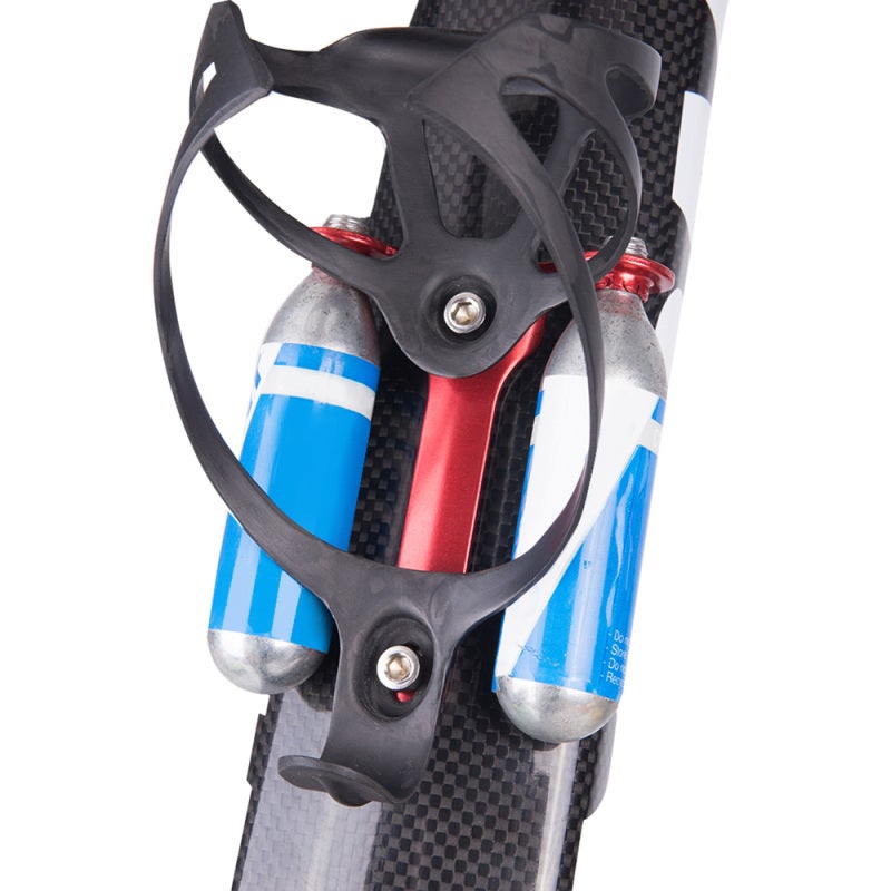 ZTTO Aluminum CO2 Cartridge Holder 8.5x7.3x2cm Holds 2 Cartridges - Super Strong Lightweight Bicycle Bottle Cage Bracket for Bike Cycling - Image 2