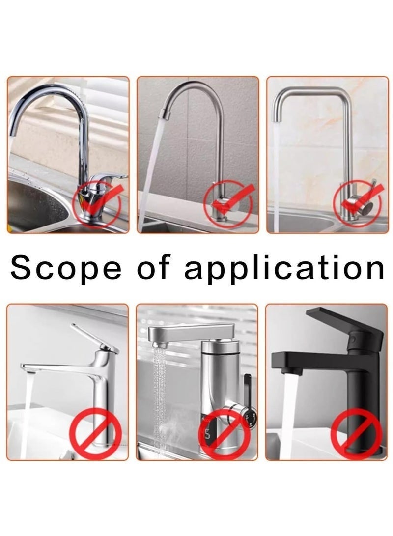 YelaJoy Kitchen Sink Caddy Faucet Organizer, Kitchen Sink Organizer Over Around Faucet, Sink Sponge Holder, Sink Organizer Rack for Kitchen for 0.7-1.1inch Round Water Pipe (Black, 2 in 1) - Image 5