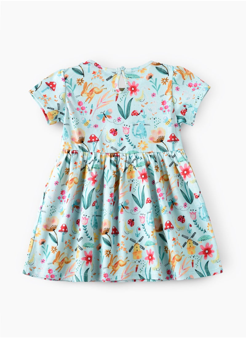 Jelliene Blooming Sunshine: Baby Girl's Dress Comfort & Cuteness for Summer  - Image 2