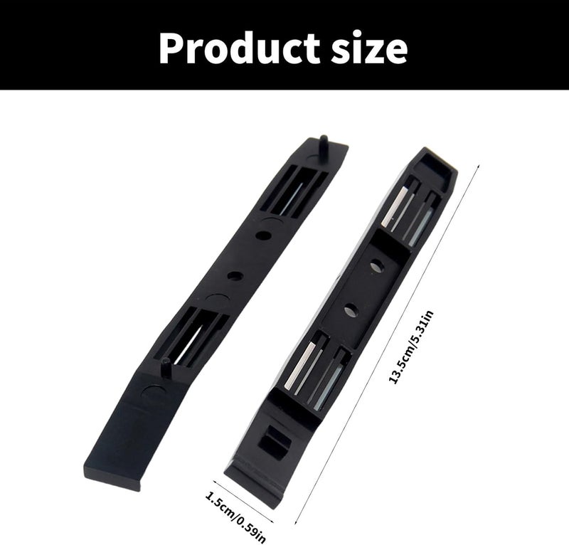 1pair Chassis Hard Drives Mounting Rails Chassis, Black - Image 2