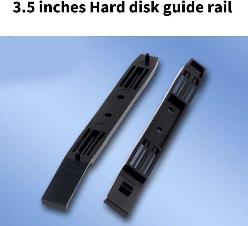 1pair Chassis Hard Drives Mounting Rails Chassis, Black - Image 5