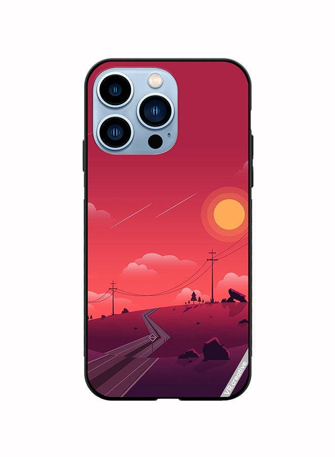 VR CREATIVE Protective Case Cover For Apple iPhone 14 Pro Max Nature Design Multicolour - Image 1