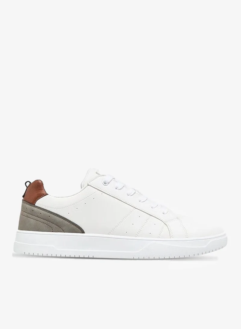 LBL by Shoexpress Panelled Lace-Up Sneakers