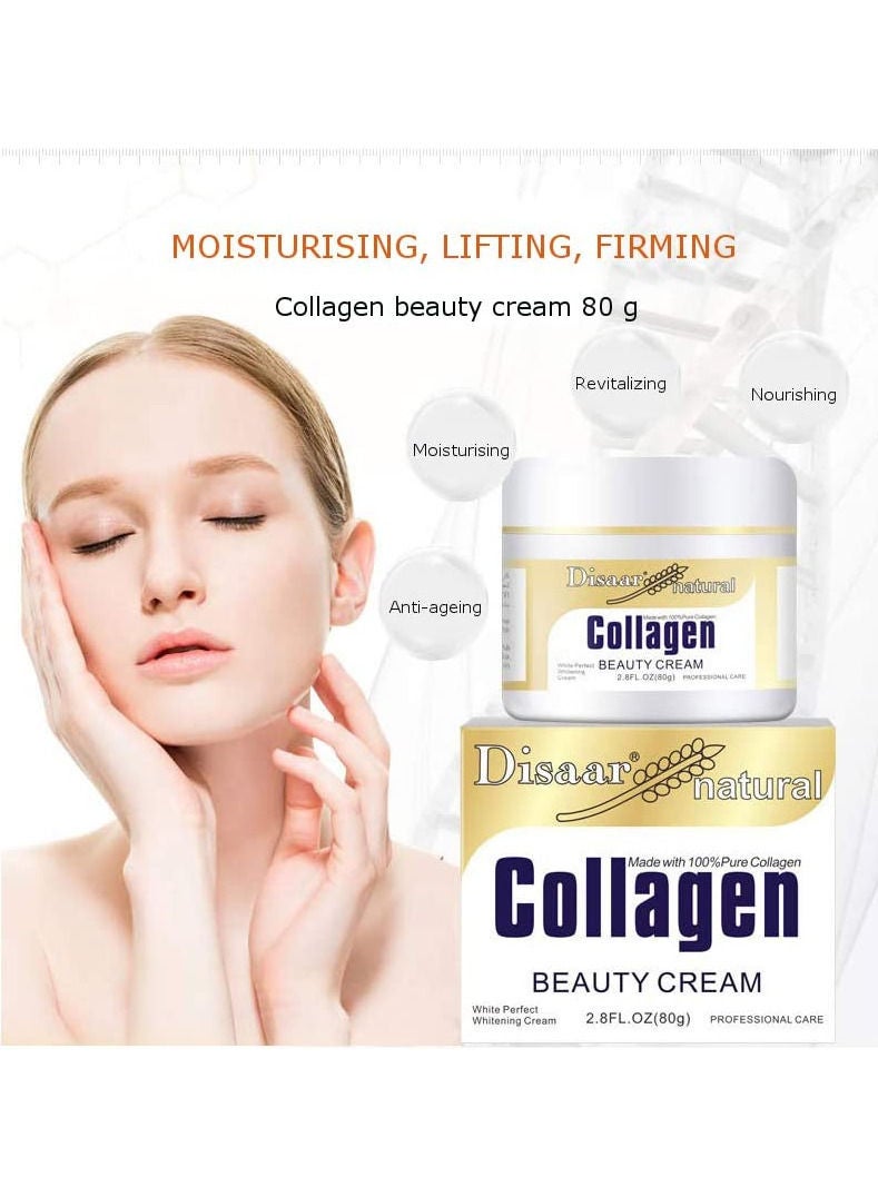 Disaar Natural Collagen Whitening And Moisturizing Face Serum 30ml With Beauty Cream 80g - Image 3