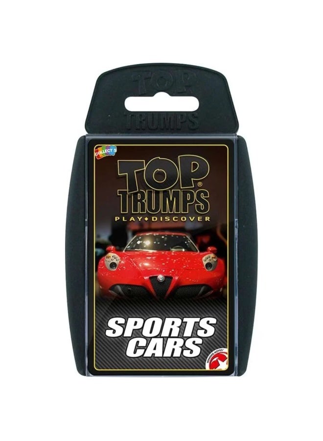 Top Trumps Sports Cars Card Game – Educational Family Card Game with Carry Case | Car Trivia & Strategy Game | Ages 6+-[WM01608] - Image 3