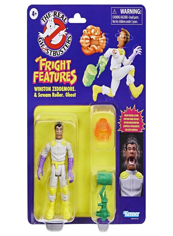 Ghostbusters Kenner Classics The Real Winston Zeddemore & Scream Roller Ghost Toys, Retro Action Figure, Toys for Kids 4+ - Image 1