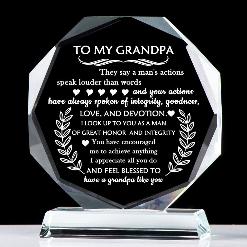 Movdyka Gifts for Grandpa  Birthday Keepsake Best Present for Grandparents Day