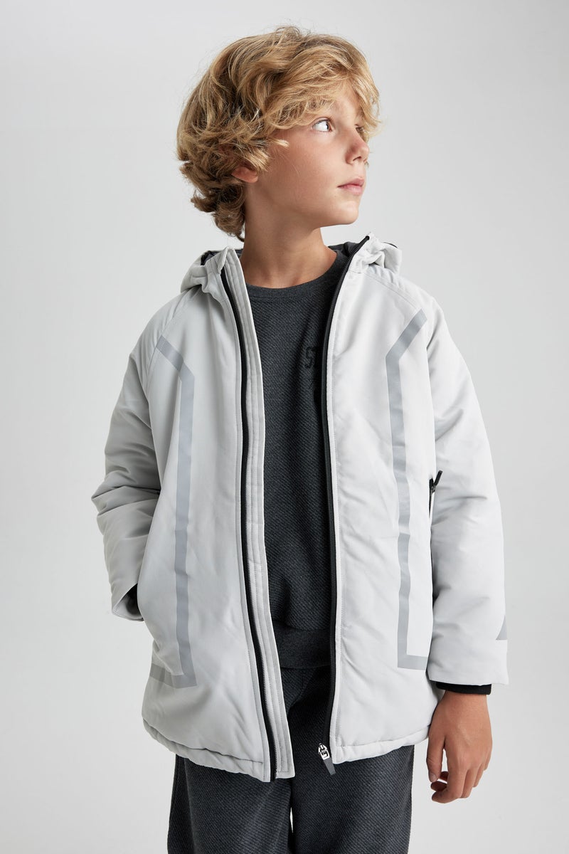 DeFacto Boy Waterproof Hooded Fleece Lined - Image 2