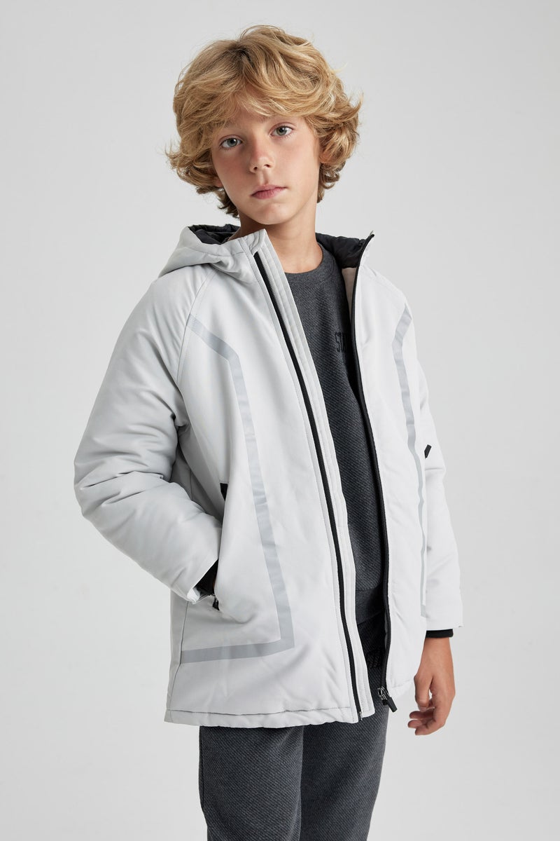 DeFacto Boy Waterproof Hooded Fleece Lined - Image 1