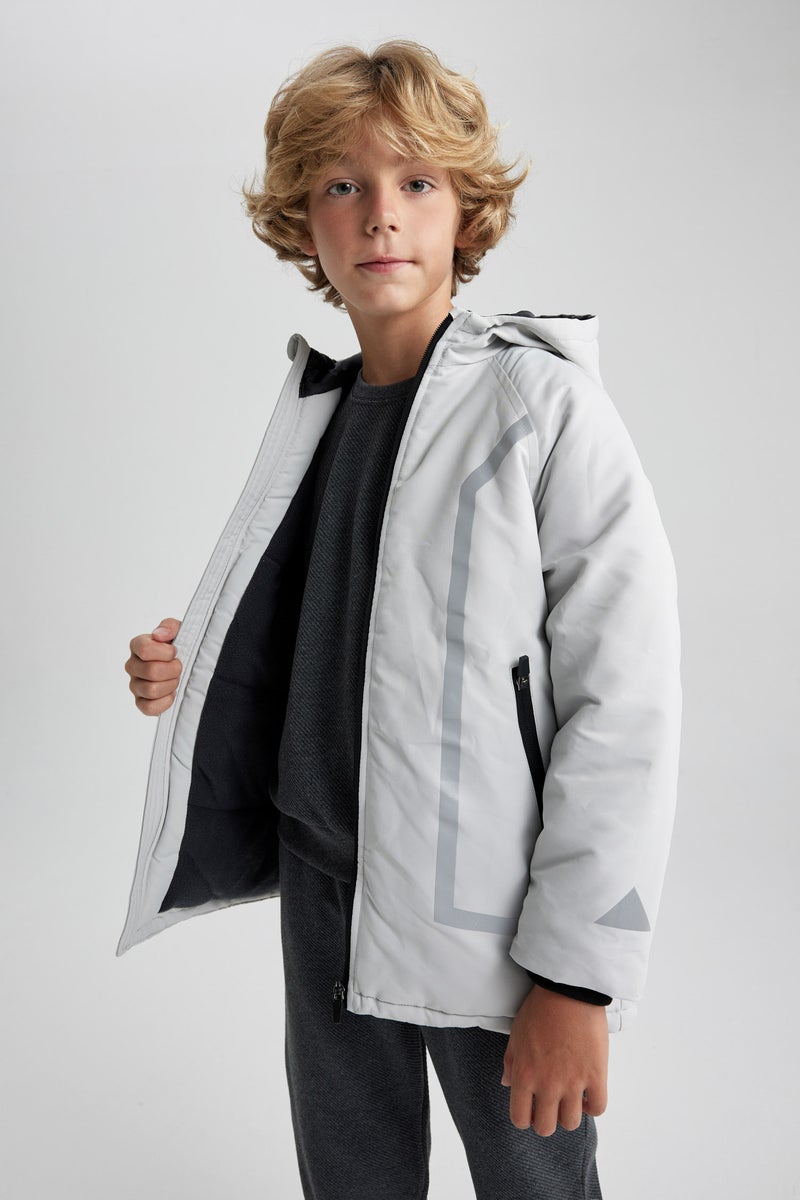 DeFacto Boy Waterproof Hooded Fleece Lined - Image 5