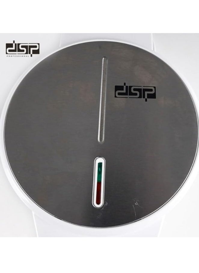 سبيس شوب ماكينة صنع الوافل وبسكويت الآيس كريم من دي إس بي، 1000 واط، KC1144 - أبيض  - Image 3