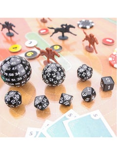 DND Dice Polyhedral Dice Set Acrylic Dice for Playing Games Dice Games, Math Games, Party Favors, Toy Gifts or Teaching Kids Math Board Games, Activity, Party Favors (15 Pieces, Black) - pzsku/Z1563E233CEE68360D112Z/45/_/1703491946/88d99b82-b07d-414a-81e6-825137a1c723