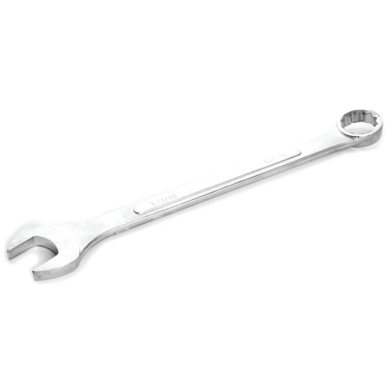 Performance Tool W377B 12-Point Combo Wrench with Satin Chrome Finish 1-7/16-Inch Jumbo Wrench - Image 1