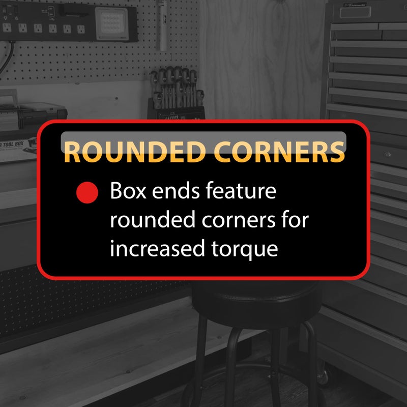 Performance Tool W377B 12-Point Combo Wrench with Satin Chrome Finish 1-7/16-Inch Jumbo Wrench - Image 5