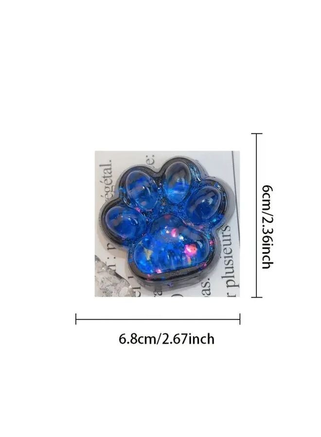Rainbow Purple Cat Paw Toy 1PC Red And Blue Double Spelled Cat Claw Office Desktop Decoration - Image 4
