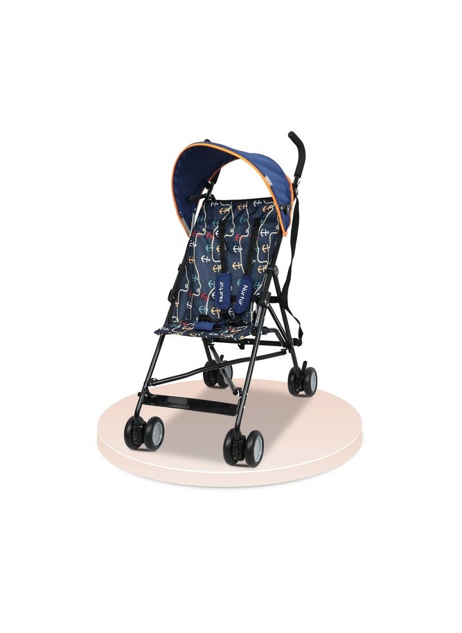 Nurtur Baby Rex Convenience Lightweight Buggy Stroller With Compact Fold, Canopy Shoulder Strap, 6 To 36 Months, Upto 15 Kg, Multicolour  - Image 1
