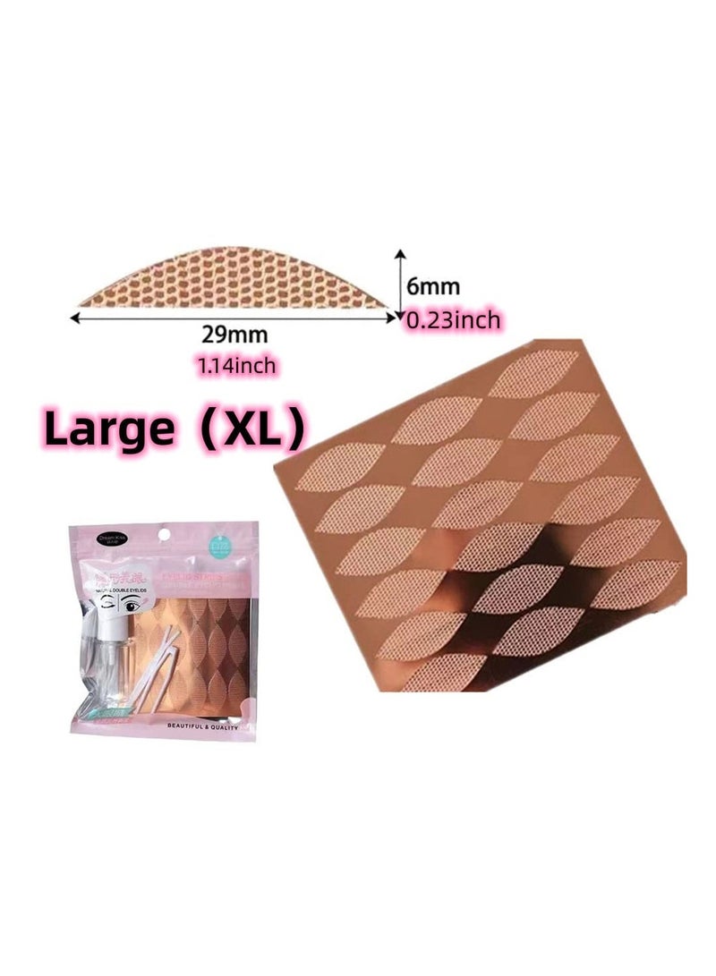 Eyelid Tape Invisible, Eye Stickers, Portable Breathable Natural Invisible Single Sided Double Eyelid Tape, Self-Adhesive Eyelid Stickers, Instant Eye Lift Strips with Y Fork, Eye Lift Strips (A) - Image 5