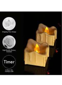 Generic 12 Pcs Battery Operated LED Tealight Candles for Weddings and Parties, Flameless Votive Lighting for Home Decor  - Image 4