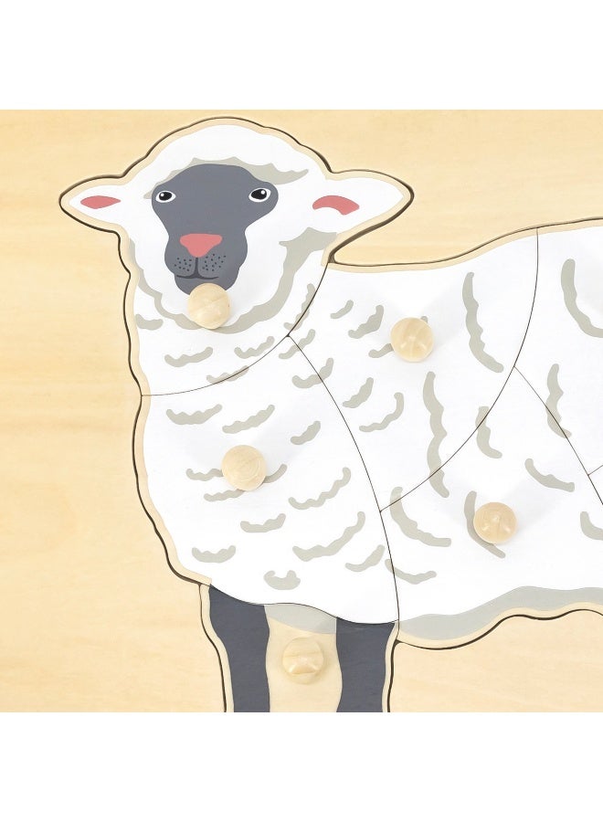 Viga Montessori Puzzle Sheep - Image 3