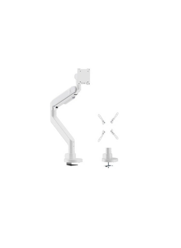 نيوستار ذراع حامل الشاشة Newstar 91-LDT92C012، يناسب شاشات من 24" إلى 57"، بسعة تحمل قصوى للوزن تصل إلى 27 كجم، لوحة VESA قابلة للفصل، آلية توتر نابضة مدمجة، توقف دوران بزاوية 180°، أبيض | 91-LDT92C012 - Image 1