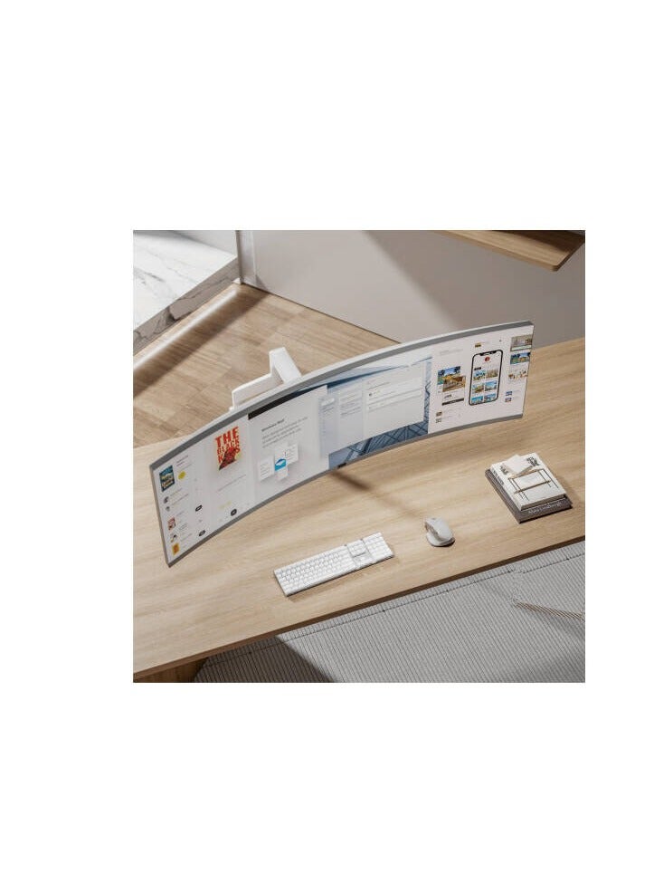 نيوستار ذراع حامل الشاشة Newstar 91-LDT92C012، يناسب شاشات من 24" إلى 57"، بسعة تحمل قصوى للوزن تصل إلى 27 كجم، لوحة VESA قابلة للفصل، آلية توتر نابضة مدمجة، توقف دوران بزاوية 180°، أبيض | 91-LDT92C012 - Image 5