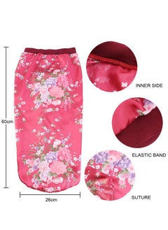 JoyousSto Satin Burgundy Nightcap Silk for Natural Hair Long Extra Large Sleepcap for Women Nighttime Use Wide elastic band adjustable Very soft and comfortable  - Image 4