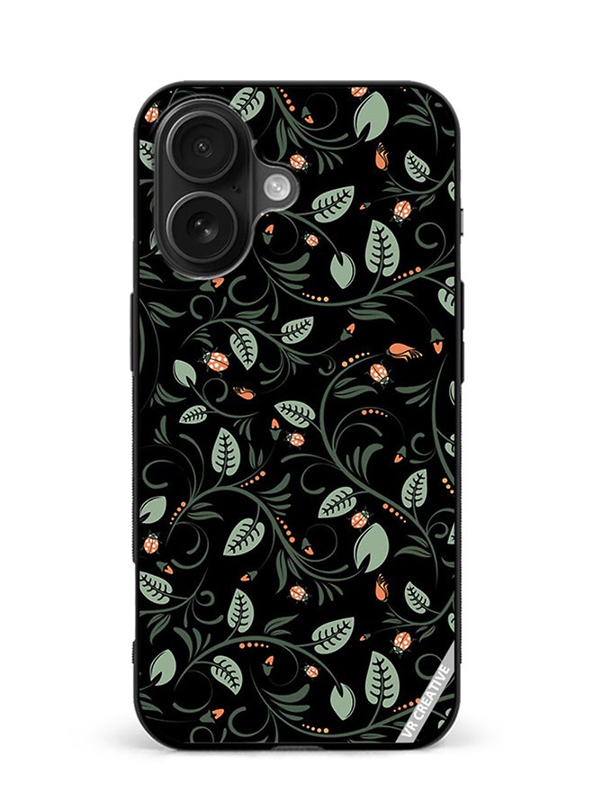 Protective Case Cover For Apple iPhone 16 Plus Flower Design Multicolour