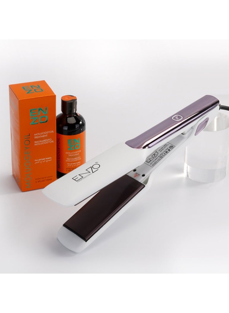ENZO Professional - ENZO EN-3850 Hair Stylist Hairdressing Salon Flat Iron Electric Fast Digital Luxury Magic Private Label Hair Straightener - Image 1